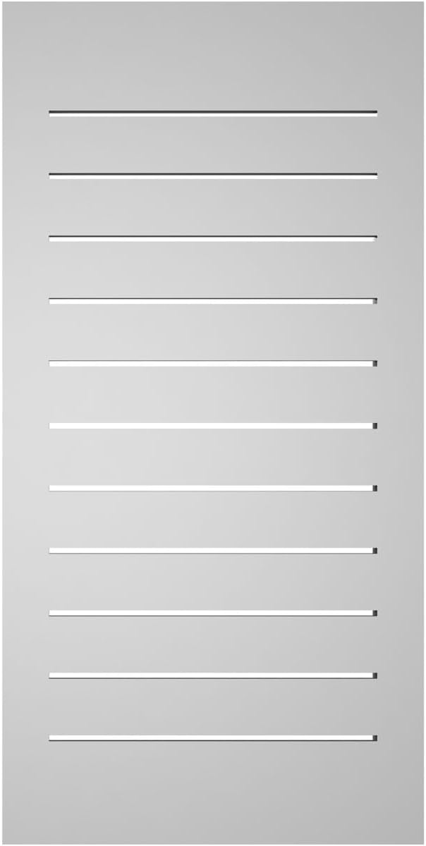 Ekena Millwork GVPVE18X3603SF Vertical Surface Mount PVC Gable Vent, Factory Primed White