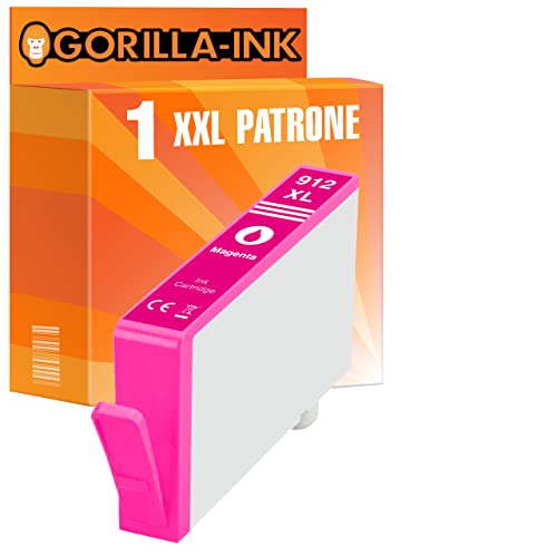 RUDGUZ 912XL Lot de 4 Cartouches d'encre compatibles avec HP 912 XL