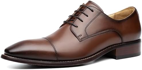 （02:01時点） [フォクスセンス] ビジネスシューズ 革靴 メンズ ドレスシューズ 本革 ストレートチップ 紳士靴 外羽根 軽量 防水 高級レザー フォーマル ブラウン 25.0CM CT100-92