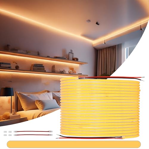 Tira LED COB C1 Luz Blanca Cálida 3000K 5m Dimable miniatura 1