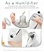 Kingsmile Facial Steamer, 3 in 1 Face Steamer for Facial,Compact NanoSteamer with Aromatherapy,Face Humidifier - Adjustable Nozzle, Warm Mist Steamer for Home SPA, Stainless Steel Skin Kit & Headband
