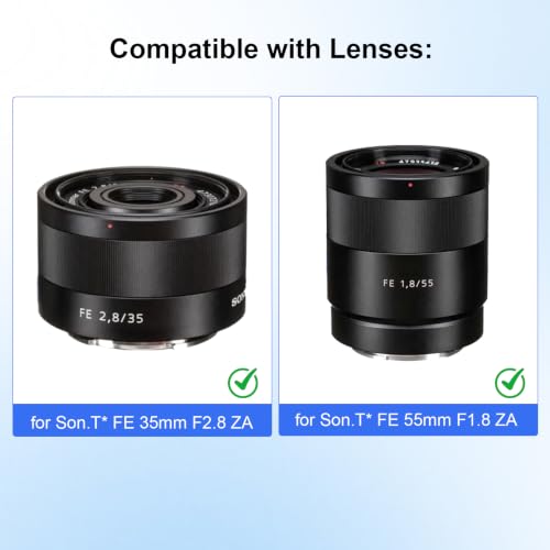 Haoge LH-S35B Bayonet Square Metal Lens Hood Shade with Cap for Sony Sonnar T FE 35mm F2.8 ZA SEL35F28Z and Sonnar T FE 55mm F1.8 ZA SEL55F18Z Lens by Haoge - Used condition - Image 5