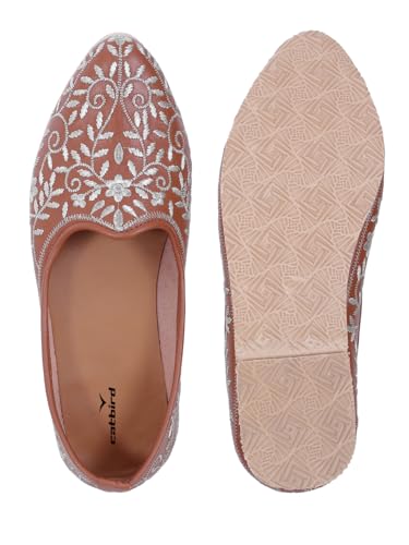 Image of CatBird Handcrafted Men's Ethnic Jutti - Traditional Indian Mojari for Casual wear,Weddings & Festivals