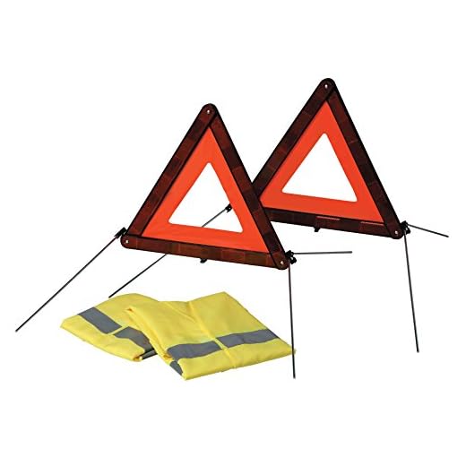 SUMEX 2707125 - Kit Triángulos (2) Emergencia + (2) Chaleco En471