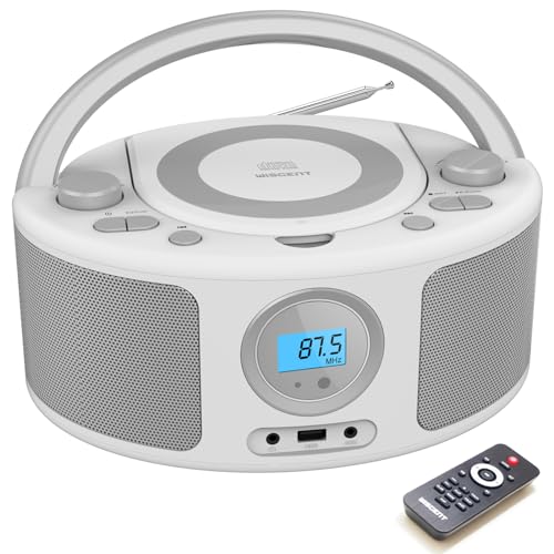WISCENT Portable CD Player Boombox