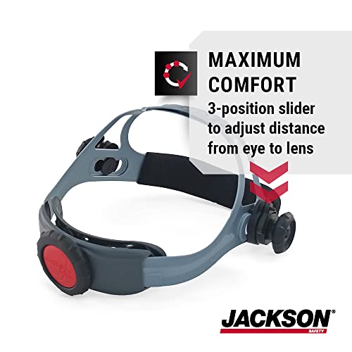 Jackson Safety 370 Replacement Headgear Part - Welding Helmet Accessories - Adjustable - Black/Grey - 20696 #TOP2
