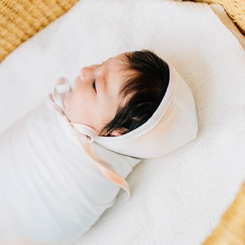 Image of Copper Pearl Swaddle Blankets for Newborns | Soft Stretchy Receiving Blankets for Boys and Girls | Large 46 x 46 Inch Baby Blankets | Lightweight and Breathable Swaddles | Nova