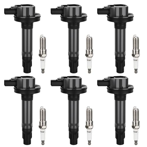 Image of UF553 Ignition Coil Pack & Iridium Spark Plugs for Ford F150 Edge Explorer