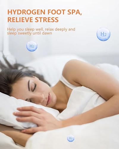 GOURIXIN Hydrogen Bath Generator Home Hydrogen-Rich Water Foot Bath Machine, 5000 PPB High Concentration, Portable H2 Bubble Foot SPA Device, 4 Timer Settings - Image 10