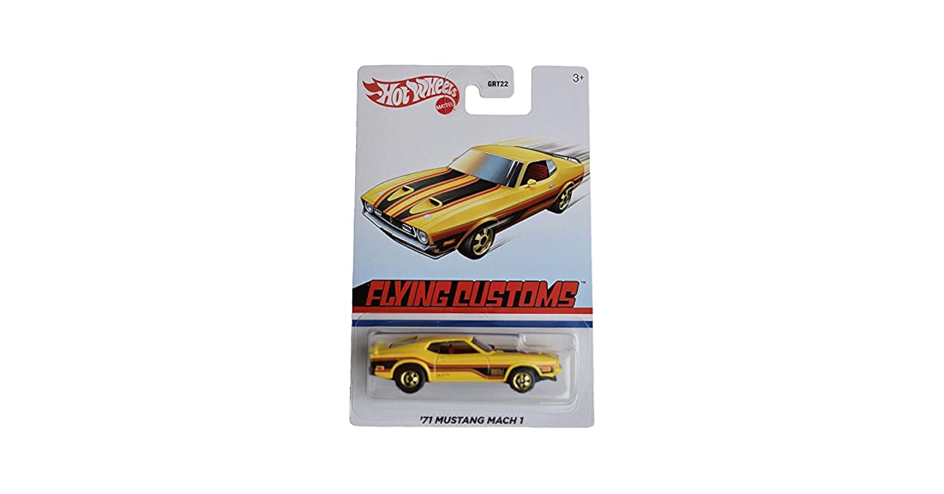 ホットウィール '71 マスタング ファニーカー フライング カスタムズ Amazon.com: Hot Wheels '71 Mustang Mach 1, [yellow] Flying