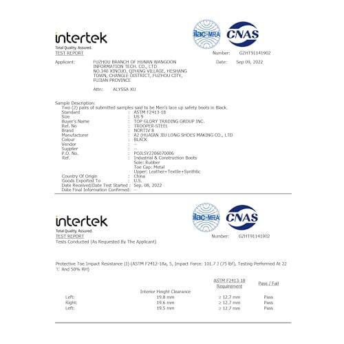 NORTIV 8 Steel Toe Boots for Men Safety Industrial & Construction Military Work Boots Slip Resistant ASTM F2413-18, TROOPER-STL,Size 10.5,Sand