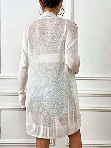 SOLY HUX Women's Open Front Long Sleeve Cardigan Sweater Tops with Pockets2