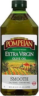 Pompeian Smooth Extra Virgin Olive Oil, First Cold Pressed, Mild and Delicate Flavor