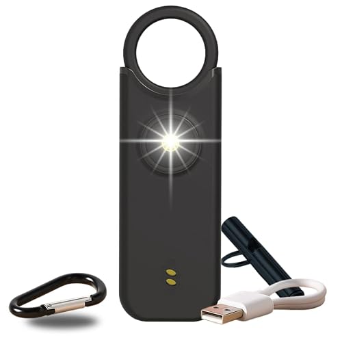 VOLTEK kit sifflet et Alarme personnelle (Noir) Femme Defense +