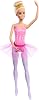 Barbie Bebek Barbie Balerin Bebek, Mor Tütü Giyen Sarışın Bebek HRG34