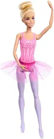 Barbie Profissões Boneca Bailarinas de Ballet Cabelo Loiro para crianças a partir de 3 anos