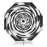 Automatische Öffnungs- und Schließfunktion: Praktisch, unser automatischer Regenschirm öffnet und schließt sich per Knopfdruck. Kein lästiger manueller Regenschirm, einfache Handhabung.