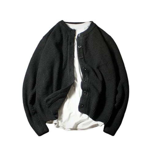Pull en tricot uni contre le froid de l'automne style japonais élégant