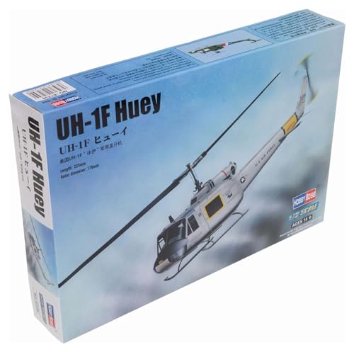 Uh-1 1 F Huey Hobby Boss maquette plastique injecté de collection fine référence 87230
