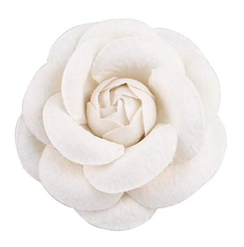 Broche de novia Broche de flor Broche y pin de broche (Blanco) Cover