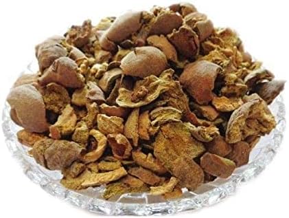 MIYUU Harad Yellow Chilka - Haritaki - Harad Badi Chilka - Yellow Terminalia Chebula - Harad Big Without Seeds (250 GMS)