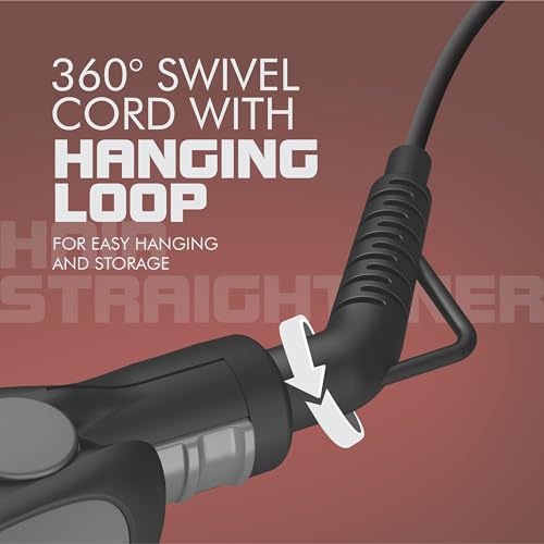 Image of Havells HS4401 KeraNourish Straightener with LED indicator, Instant Heating Technology, for all hair types,World wide voltage compatible (black)