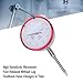 Sanpyl Dial Indicator, 0-20mm Range 0.01mm Accuracy Pointer Type Dial Indicator, for Machining and Industrial Applications