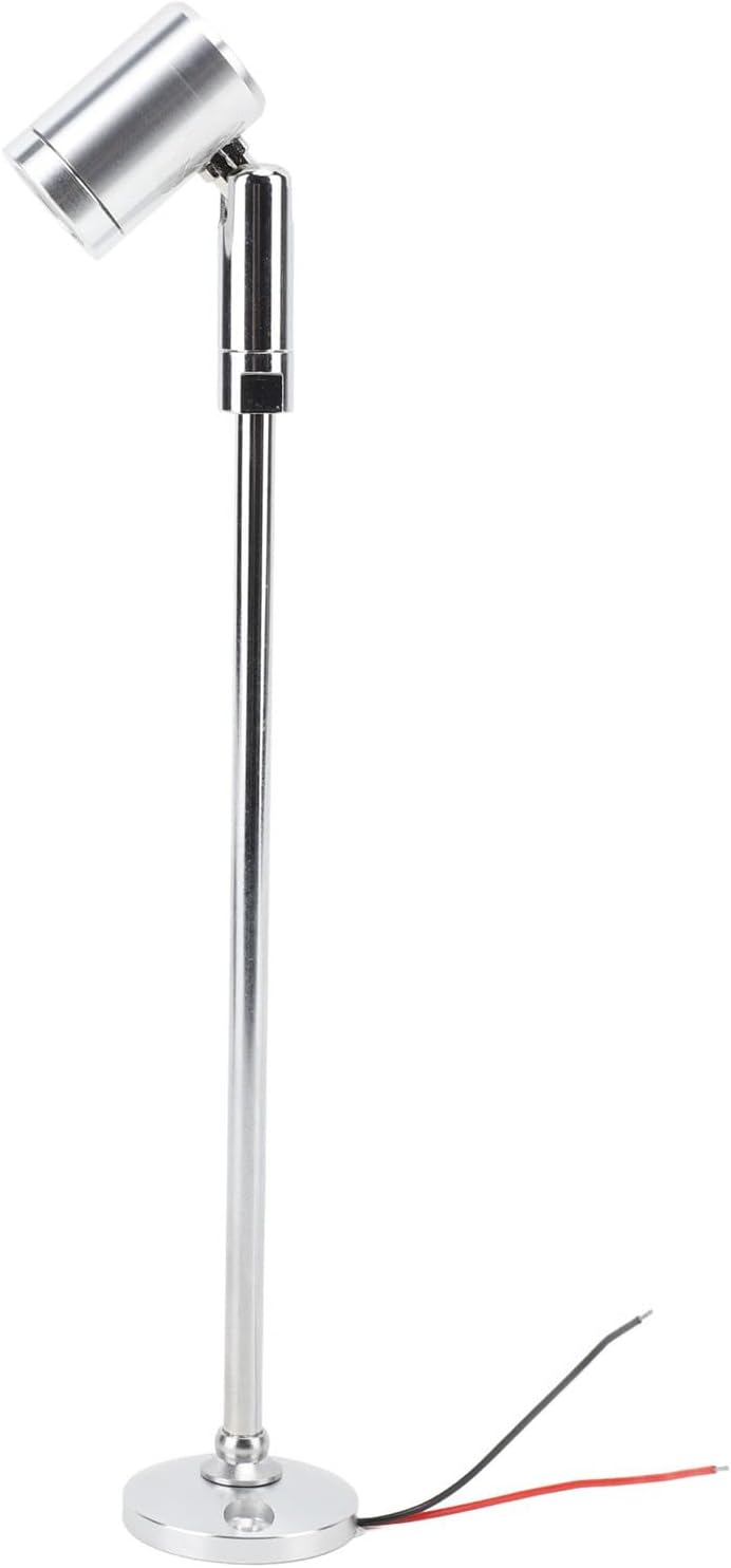 LED Mini Spotlight, Adjustable Head Aluminum Light for Jewelry Showcase with Eye Care Stable Heat Dissipation, for Dressing Tables Cupboards Restaurants Coffee Shops (Netural Light)