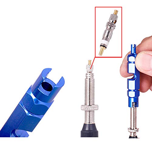 Homyl 2 tubos de válvula de pneu removedor de núcleo de ferramenta para remoção de válvula de pneu p