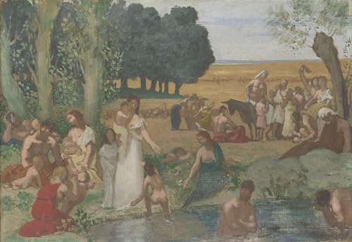 Tableaux toile de maître Summer Before Pierre Puvis de Chavannes art mural