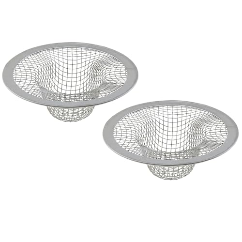 Coladores de fregadero de cocina 2 pulg acero inox x2