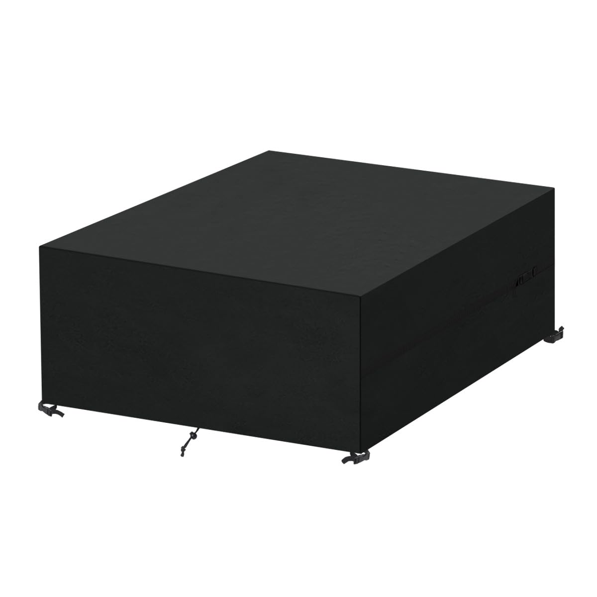 Funda Muebles Jardin Impermeable 220x220x85cm Cubierta de Mesa Cuadrada 420D Oxford Funda Protectora Muebles Jardin, Antivento, Anti-UV, Funda para Mesa Exterior Furniture Cover