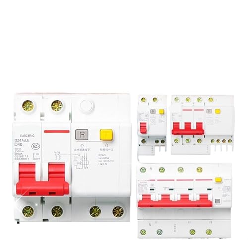 Disjoncteur de fuite ELCB 3P+N DZ47LE 80A pour tableau électrique domestique