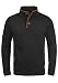 Produktbild Blend Achlias Herren Troyer Sweatpullover mit Stehkragen Knöpfen und Taschen, Größe:XL, Farbe:Black (70155)