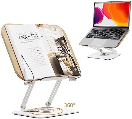 Support Livre Réglable Stand Lecture PC Portble Document Porte Recettes