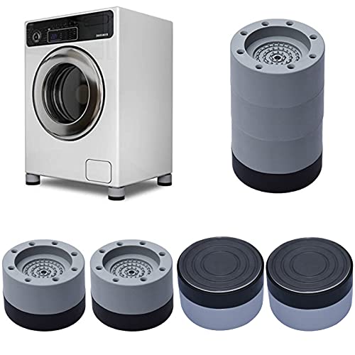 yidexin 8PCS Shock and Noise Cancelling Washing Machine Support, Splicing Washer And Dryer Anti-Vibration Pads, Washing Machine Foot Pads for All Washing Machine