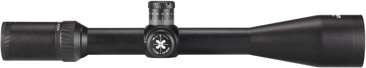 AXEON Optics 6-24x50mm Long Distance Rifle Scope,Black