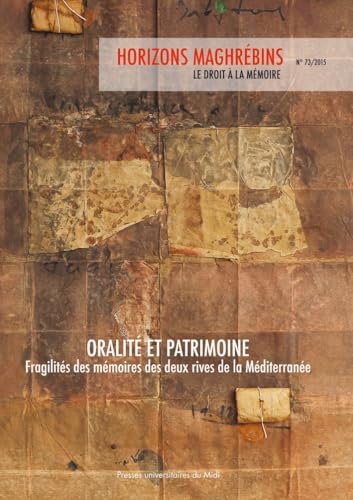 livre Oralite et patrimoine