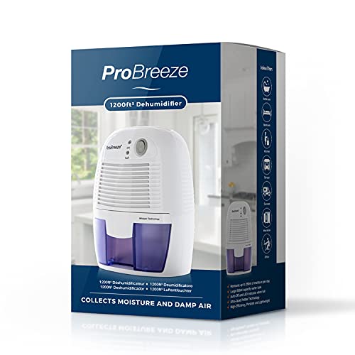 Pro Breeze™ Mini luchtbevochtiger, 500 ml, compact en draagbaar, tegen vochtigheid, vuil en schimmel in huis/keuken/slaapkamer/caravan/garage/kantoor - Image 8
