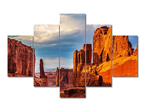 TUMOVO Wall Art for Living Room Arches National Park Artwork Print Glorious Gorgeous Scenery Around Rock Spectacular Gorge Walls Canvas Art Wall for Bedroom Living Room Bathroom