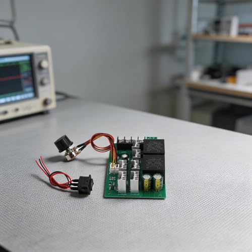 Controlador de motor de 40 amperios con carcasa metálica verde 3