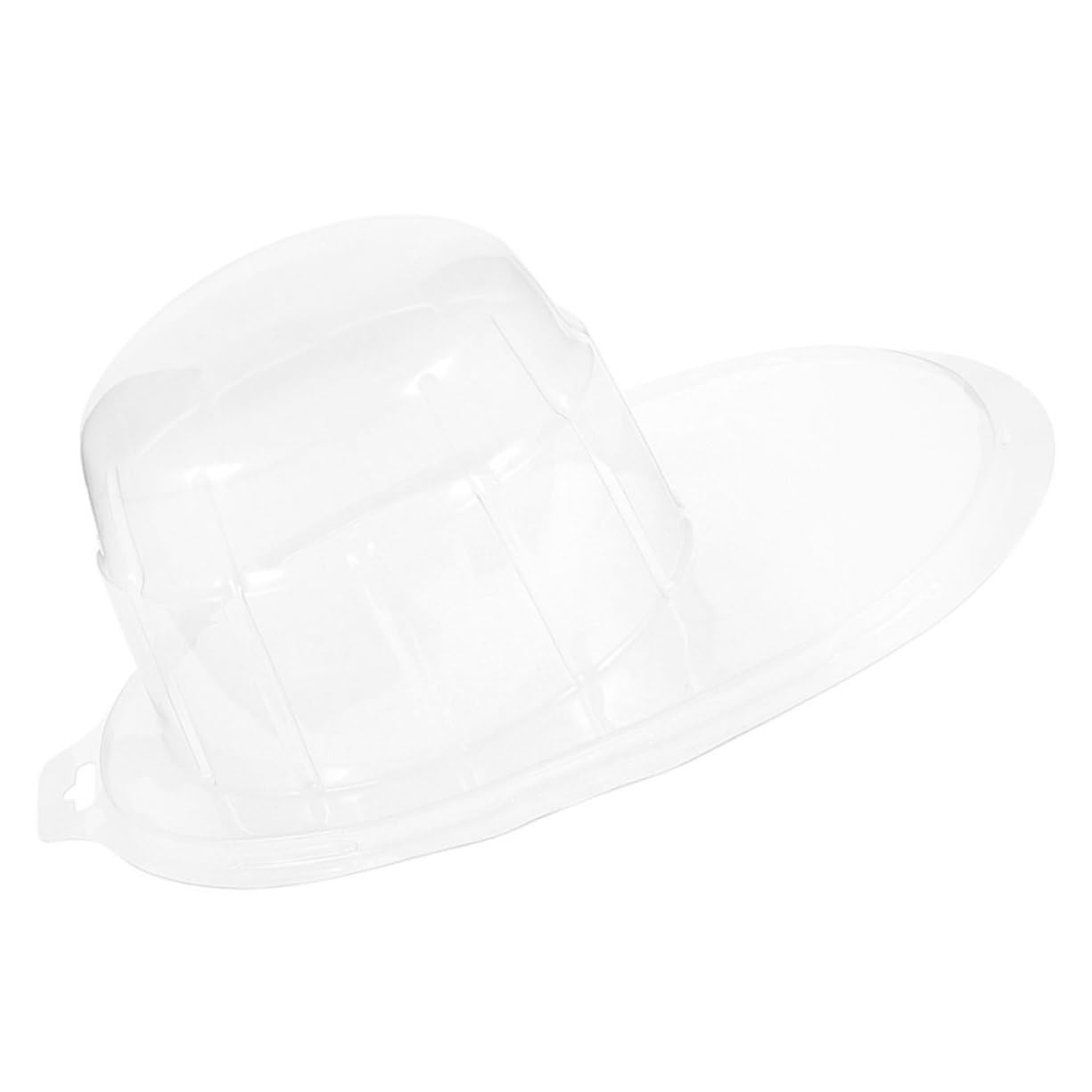 Alipis Portable Baseball Cap Storage Box Transparent Hat Carrier Organizer for Travel Display Cap Shaper and Support for Baseball Hats Hat Storage