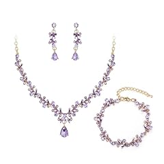 Light Purple Gold-Tone