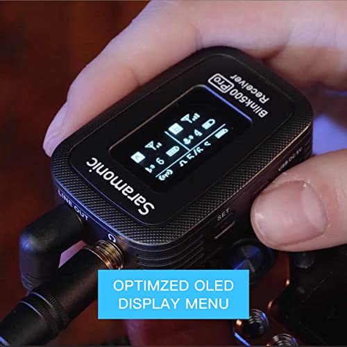 Saramonic Upgraded Blink500 Pro B2 2.4Ghz Dual-Channel Wireless Lavalier Microphone For Dslr Video Camera Android Iphone Tablet Pc Computer Recording Facebook Youtube Podcast Vlog Interview (B2) #TOP6