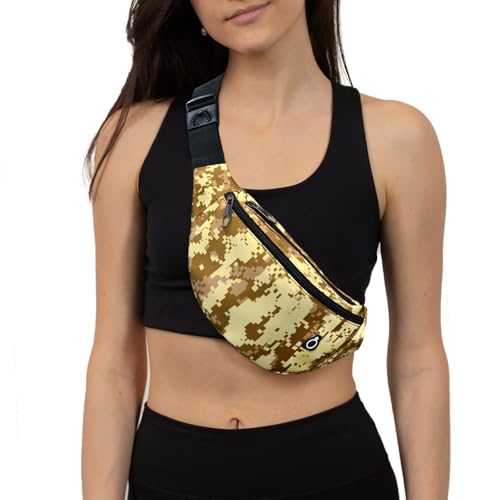 Image of Fanny Packs for Men and Women, Water-Repellent Sports Waist Pack Bag for Travel Hiking Running Hands-free