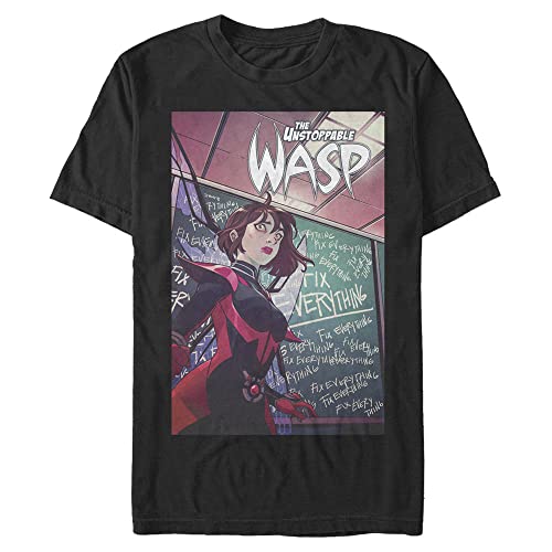 T-shirt Marvel grande taille 3XL Unstoppable Wasp noir à manches courtes pour homme