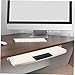 Gogogmee 1set Computer Keyboard Tray Under Desk Keyboard Holder Rollers Multi-Purpose Storage Ergonomic Easy to Install
