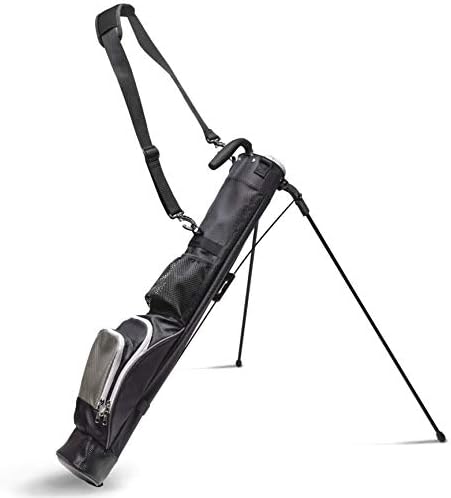 Sunday Stand Bag | Lightweight Carry Golf Bag with 3 Pockets, Speed Handle, and Padded Strap for Driving Range, Par-3, and Executive Courses
