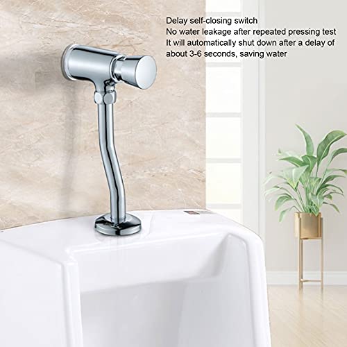 Urinalspülventil, G1/2 Bidet T Adapter aus Zinklegierung Urinalspüler für Urinal, Badezimmer, Toilette, WC, Urinal, Druckspülung