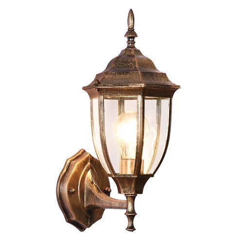 Lumière murale en verre rétro européen pour éclairage extérieur de villa
